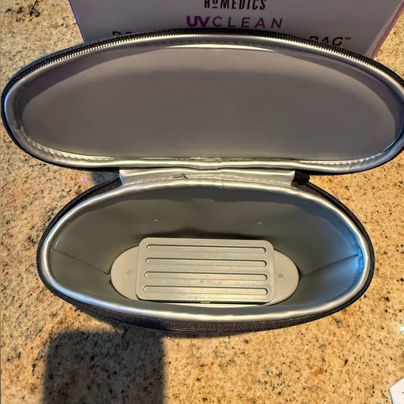 Homedics UV Clean Sanitizer Bag - Purple and Gray - Picture 2 of 5